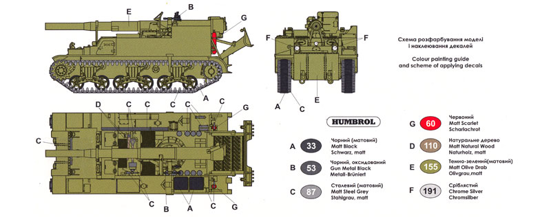 アメリカ M12 155mm自走カノン砲 キングコング プラモデル (ユニモデル 1/72 AFVキット No.211) 商品画像_1