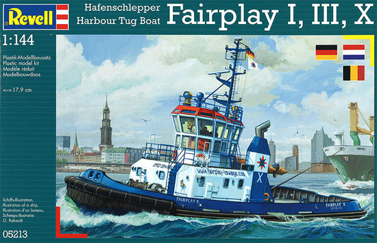 ハーバータグボート フェアプレイ (1、3、10) プラモデル (レベル 1/144 艦船モデル No.05213) 商品画像