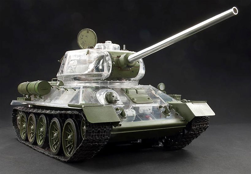 T-34/85 1944 第183工場製 フルインテリアキット クリア成型砲塔・車体上部付 プラモデル (AFV CLUB 1/35 AFV シリーズ No.AF35S55) 商品画像_2