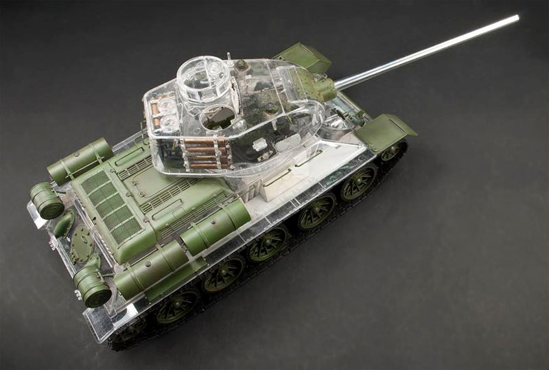 T-34/85 1944 第183工場製 フルインテリアキット クリア成型砲塔・車体上部付 プラモデル (AFV CLUB 1/35 AFV シリーズ No.AF35S55) 商品画像_3