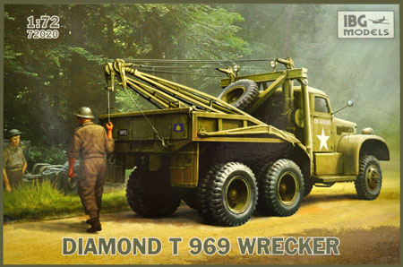アメリカ ダイヤモンド T969 レッカー プラモデル (IBG 1/72 AFVモデル No.72020) 商品画像