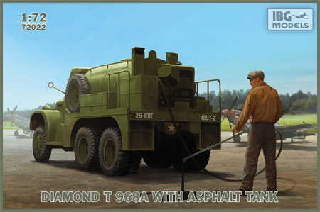 アメリカ ダイヤモンド T968A アスファルトタンカー プラモデル (IBG 1/72 AFVモデル No.72022) 商品画像