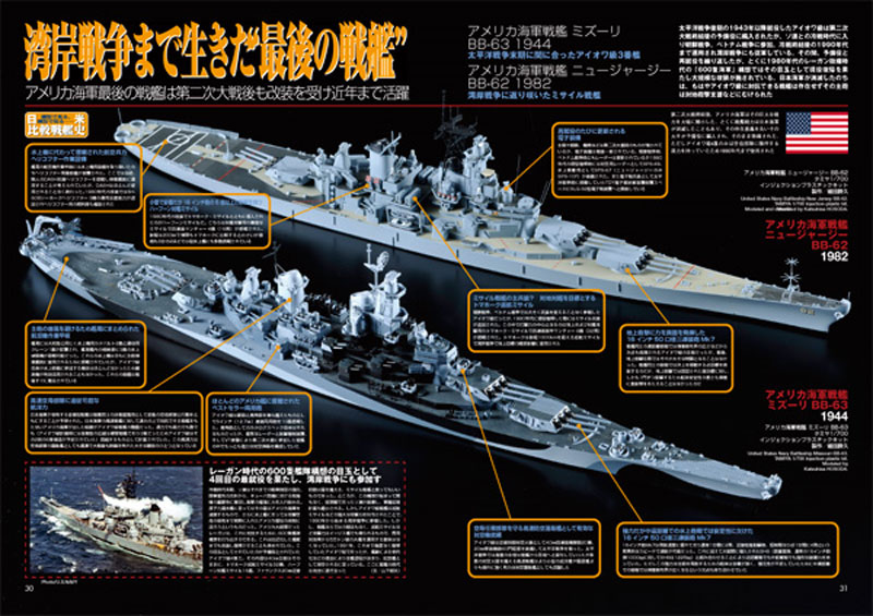 ネイビーヤード Vol.28 模型で見る、模型で知る 日米比較戦艦史 本 (大日本絵画 ネイビーヤード No.Vol.028) 商品画像_3