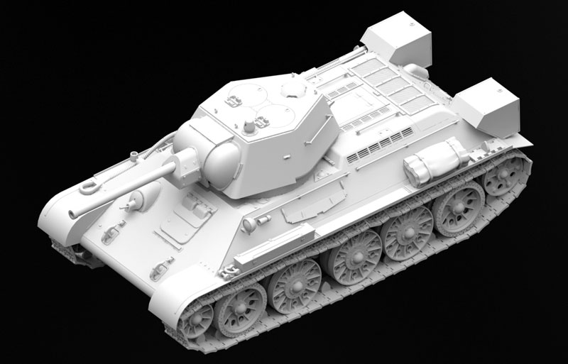 T-34/76 1943年 初期型 プラモデル (ICM 1/35 ミリタリービークル・フィギュア No.35365) 商品画像_2