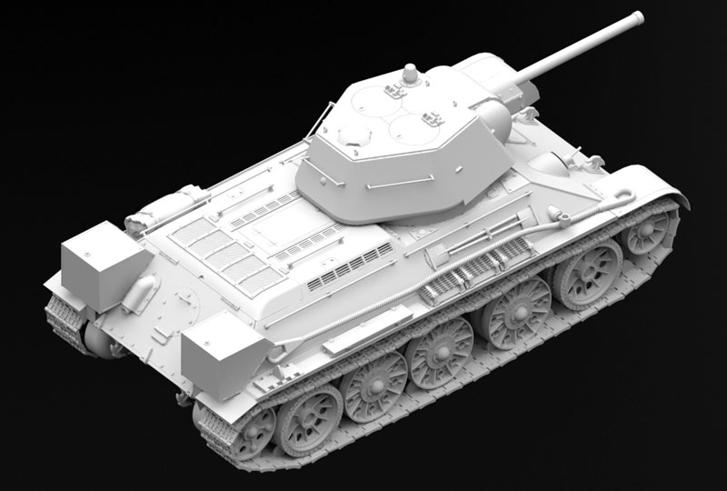 T-34/76 1943年 初期型 プラモデル (ICM 1/35 ミリタリービークル・フィギュア No.35365) 商品画像_3