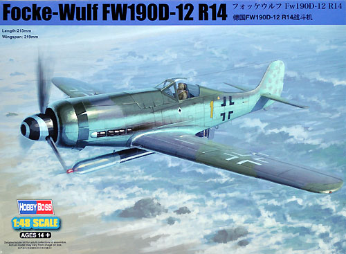 フォッケウルフ Fw190D-12 R14 プラモデル (ホビーボス 1/48 エアクラフト シリーズ No.81720) 商品画像