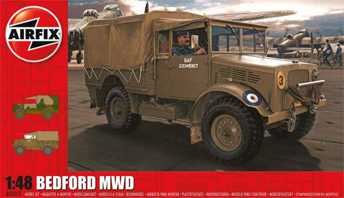 ベッドフォード MWD 軽トラック プラモデル (エアフィックス 1/48 ミリタリー No.A03313) 商品画像