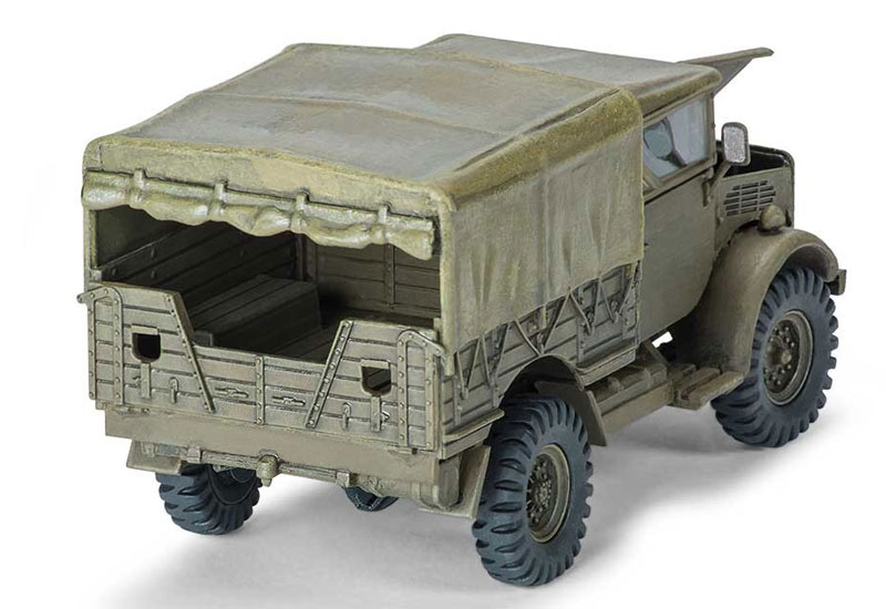 ベッドフォード MWD 軽トラック プラモデル (エアフィックス 1/48 ミリタリー No.A03313) 商品画像_3