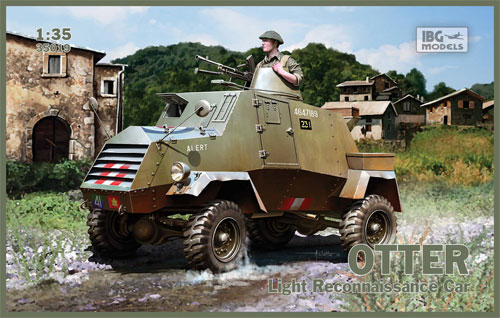 オッター 軽偵察車 プラモデル (IBG 1/35 AFVモデル No.35019) 商品画像