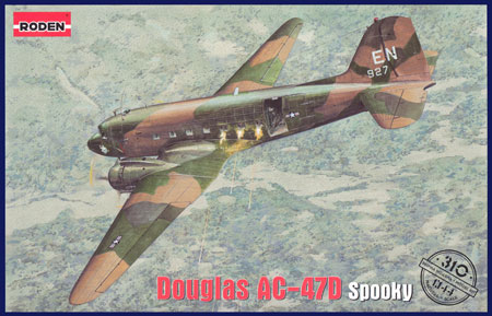 ダグラス AC-47D スプーキー プラモデル (ローデン 1/144 エアクラフト No.310) 商品画像