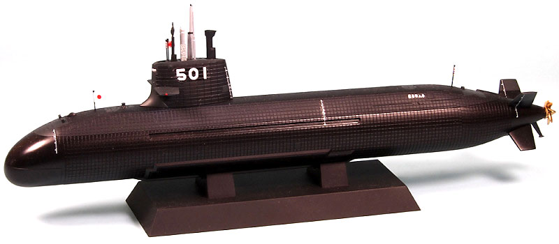 海上自衛隊 潜水艦 SS-501 そうりゅう型 完成品 (ピットロード 1/350 塗装済み完成品 （JBM） No.JBM-005) 商品画像_1