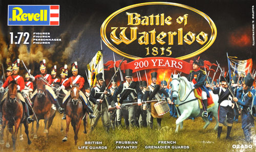 ワーテルローの戦い 1815 200周年記念セット プラモデル (レベル 1/72 ミリタリー No.02450) 商品画像