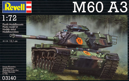 M60A3 中戦車 プラモデル (レベル 1/72 ミリタリー No.03140) 商品画像