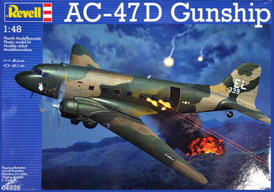 AC-47D ガンシップ プラモデル (レベル 1/48 飛行機モデル No.04926) 商品画像