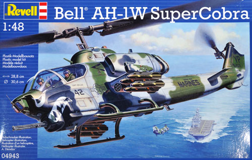 AH-1W スーパーコブラ プラモデル (レベル 1/48 飛行機モデル No.04943) 商品画像