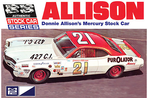 1971 マーキュリー サイクロン ストックカー ドニー・アリソン プラモデル (MPC 1/25 カーモデル No.MPC796/12) 商品画像