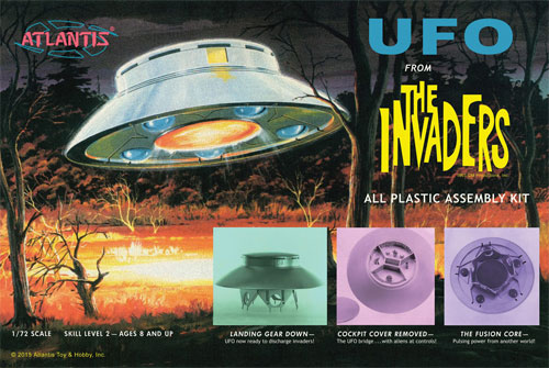 UFO フロム THE INVADERS プラモデル (アトランティス プラスチックモデルキット No.AMC-1006) 商品画像