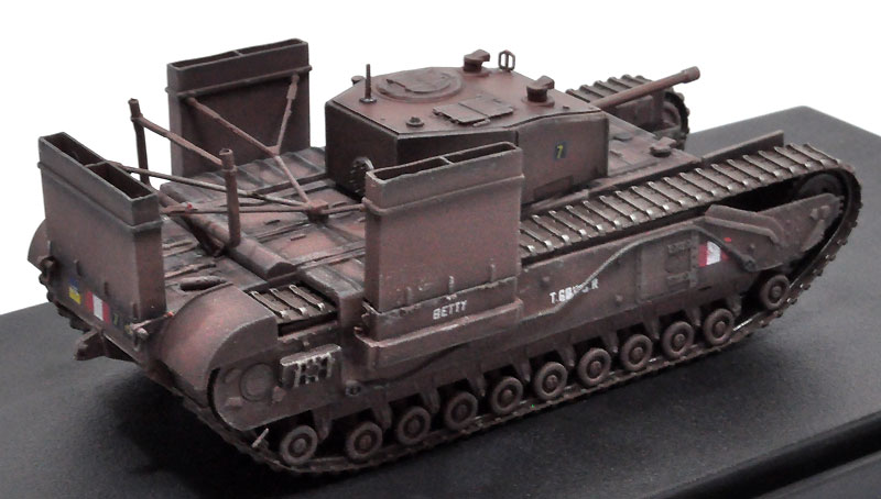 イギリス軍 チャーチル Mk.3 w/渡渉デバイス 1942 ディエップ 完成品 (ドラゴン 1/72 ドラゴンアーマーシリーズ No.60669) 商品画像_3