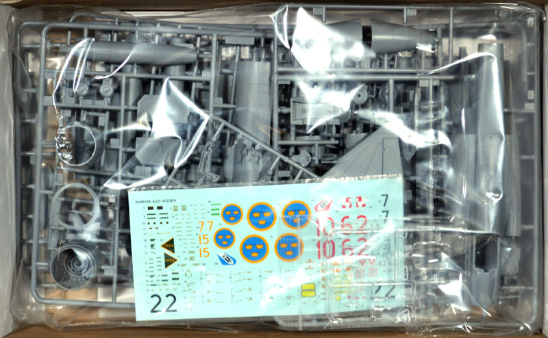 サーブ AJ-37 ビゲン 対潜攻撃機型 プラモデル (スペシャルホビー 1/48 エアクラフト プラモデル No.SH48148) 商品画像_1
