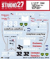 スタジオ27 F-1 オリジナルデカール ティレル 004 Embassy 南アフリカ 1973-1974