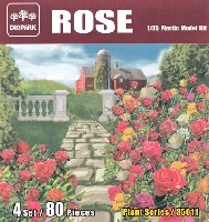 ダイオパーク 1/35 プラスチックモデルキット 薔薇 (80株入り)