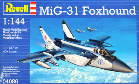 MiG-31 フォックスハウンド プラモデル (レベル 1/144 飛行機 No.04086) 商品画像
