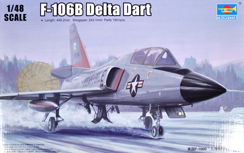 F-106B デルタダート プラモデル (トランペッター 1/48 エアクラフト プラモデル No.02892) 商品画像