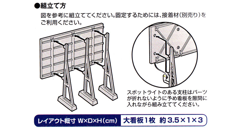 野立て看板 2 プラモデル (トミーテック 情景コレクション 情景小物シリーズ No.058-2) 商品画像_2