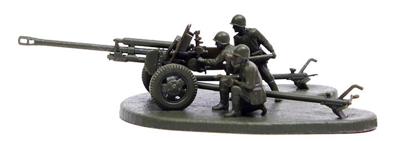 ソビエト 対戦車砲 ZIS-3 w/クルー プラモデル (ズベズダ ART OF TACTIC No.6253) 商品画像_2