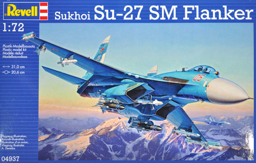 スホーイ Su-27SM フランカー プラモデル (レベル 1/72 飛行機 No.04937) 商品画像