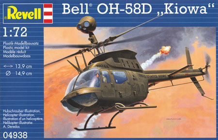 ベル OH-58D カイオワ プラモデル (レベル 1/72 Aircraft No.04938) 商品画像