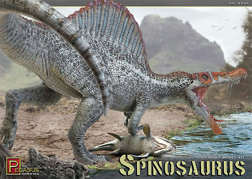 肉食恐竜 スピノサウルス プラモデル (ペガサスホビー プラスチックモデルキット No.9552) 商品画像