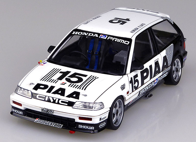 ホンダ シビック EF3 Gr.A '89 PIAA プラモデル (BEEMAX 1/24 カーモデル No.006) 商品画像_2