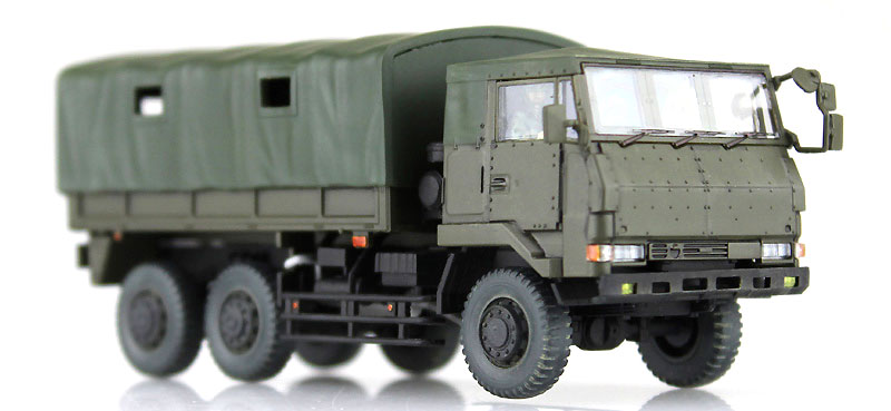 陸上自衛隊 3 1/2t トラック 装甲強化型 (隊員6体セット) プラモデル (アオシマ 1/72 ミリタリーモデルキットシリーズ No.011) 商品画像_3