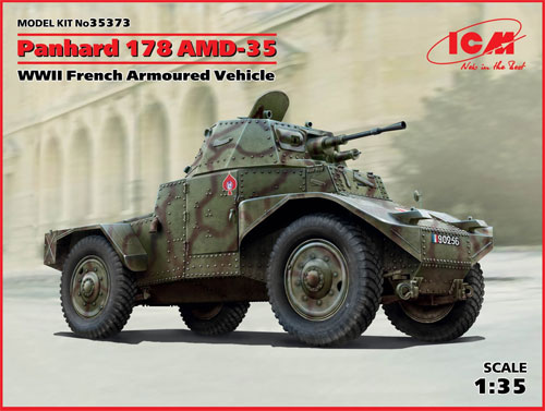 パナール 178 AMD-35 装甲車 プラモデル (ICM 1/35 ミリタリービークル・フィギュア No.35373) 商品画像