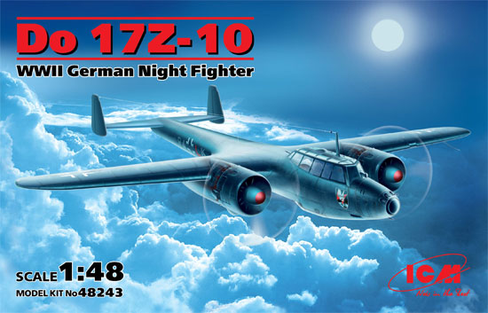 ドルニエ Do17Z-10 夜間戦闘機 プラモデル (ICM 1/48 エアクラフト プラモデル No.48243) 商品画像