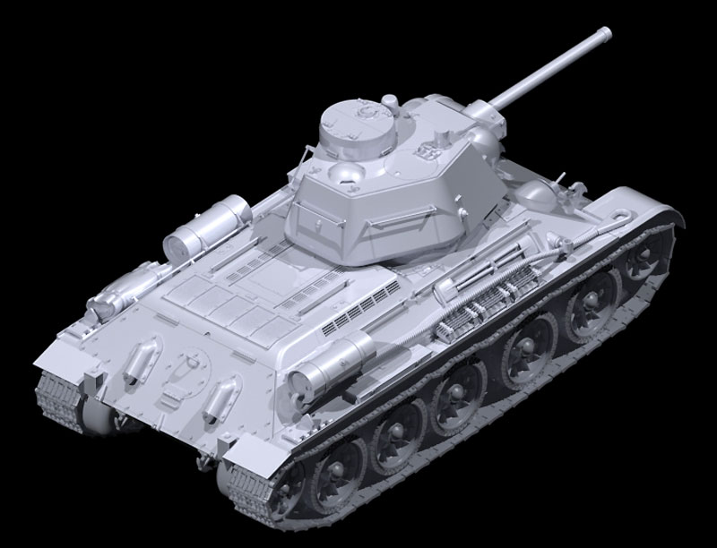 T-34/76 1943年 後期型 プラモデル (ICM 1/35 ミリタリービークル・フィギュア No.35366) 商品画像_3