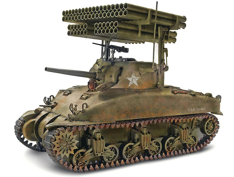 M4A1 シャーマン スクリーミン ミミ プラモデル (レベル AFV キット No.85-7863) 商品画像_2