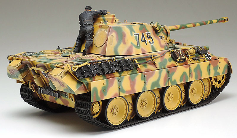 ドイツ戦車 パンサーD型 プラモデル (タミヤ 1/35 ミリタリーミニチュアシリーズ No.345) 商品画像_2