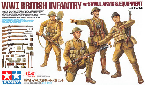 WW1 イギリス歩兵・小火器セット プラモデル (タミヤ 1/35 ミリタリー コレクション No.32409) 商品画像