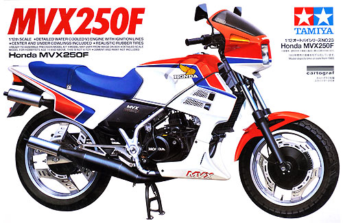 ホンダ MVX250F プラモデル (タミヤ 1/12 オートバイシリーズ No.023) 商品画像