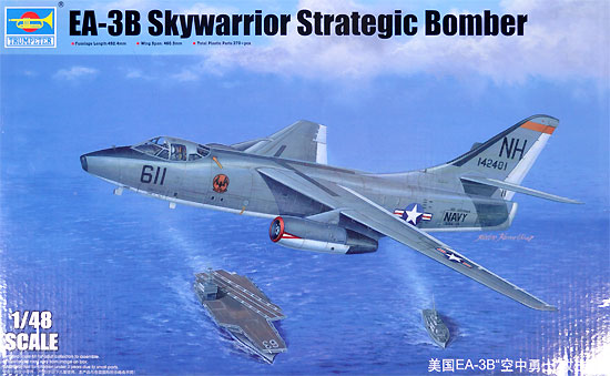 EA-3B スカイウォーリア 戦略爆撃機 プラモデル (トランペッター 1/48 エアクラフトシリーズ No.02871) 商品画像
