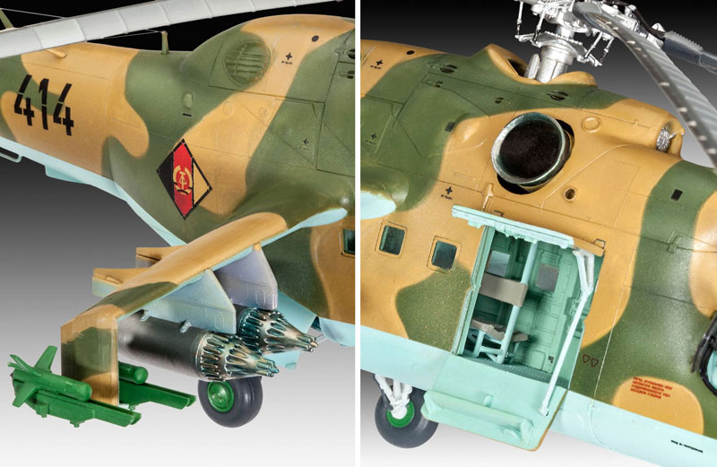 ミル Mi-24D ハインド D プラモデル (レベル 1/48 飛行機モデル No.04942) 商品画像_3