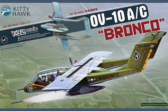 OV-10A/C ブロンコ プラモデル (キティホーク 1/32 エアモデル No.KH32004) 商品画像