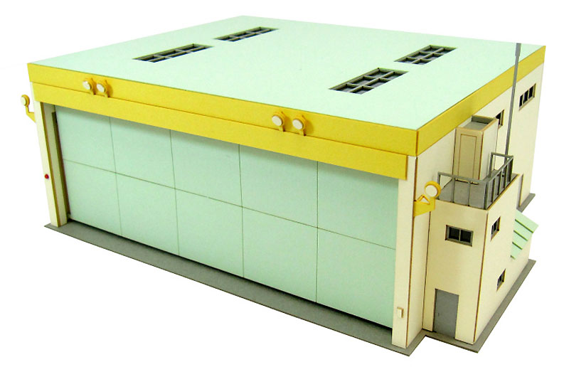 飛行クラブ機体収納庫 ペーパークラフト (さんけい 航空情景シリーズ No.MK08-012) 商品画像_3