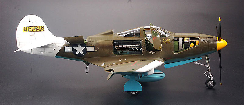 P-39Q/N エアコブラ プラモデル (キティホーク 1/32 エアモデル No.KH32013) 商品画像_4