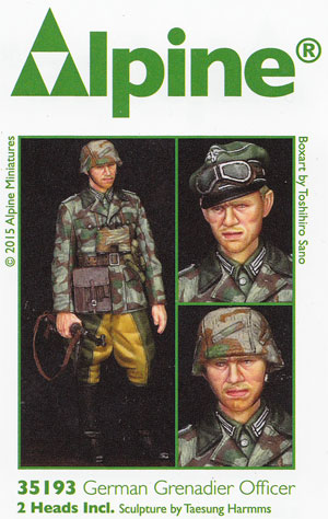 アルパイン WW2 ドイツ 擲弾兵 将校 (スプリンター迷彩ジャケット) 1 