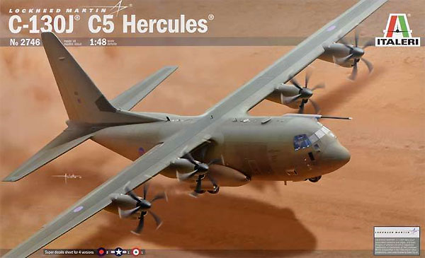 イタレリ ロッキード C-130J C-5 ハーキュリーズ 1/48 飛行機シリーズ