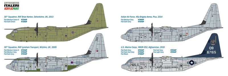 ロッキード C-130J C-5 ハーキュリーズ プラモデル (イタレリ 1/48 飛行機シリーズ No.2746) 商品画像_1