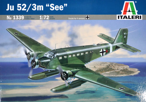 ユンカース Ju52/3m シー プラモデル (イタレリ 1/72 航空機シリーズ No.1339) 商品画像